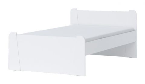 Child/Teenager Bed Benjamin 04, Colour: White - bed Dimensions: 120 x 200 cm (L x W)