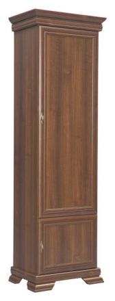 Hinged door cabinet / Wardrobe Sentis 18, Colour: Dark Brown - 193 x 58 x 40 cm (H x W x D)