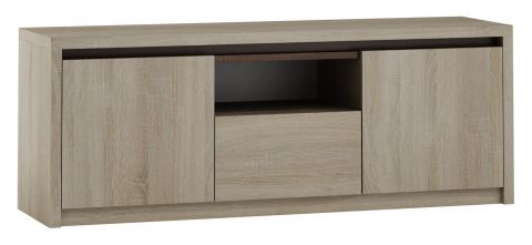 Popondetta 12 TV base cabinet, colour: Sonoma oak - Measurements: 52 x 140 x 38 cm (H x W x D)