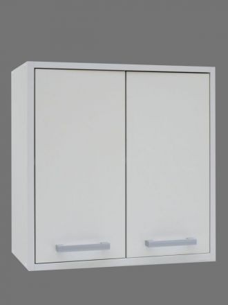 Wall cabinet Cerri 04, Colour: White - 57 x 56 x 30 cm (H x W x D)