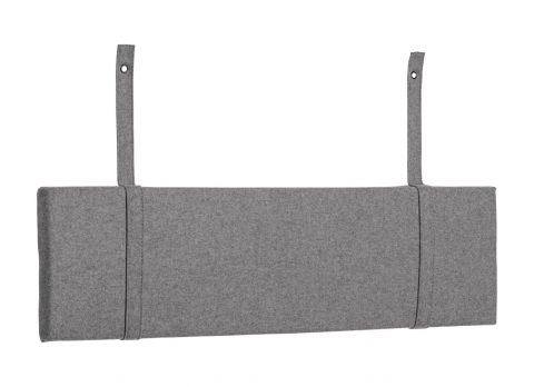 Upholstery for headboard, Colour: Grey - Measurements: 25 x 90 x 3 cm (H x W x D)