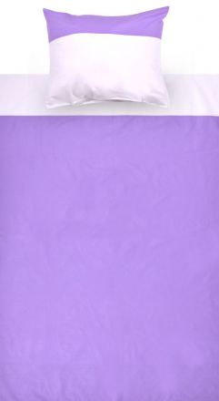 Children's Bedding 2 pieces - Color: Purple / White