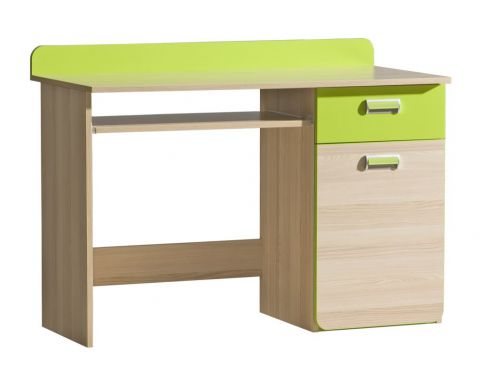 Children's room - Desk Dennis 10, Colour: Ash Green - Measurements: 87 x 120 x 55 cm (h x w x d)