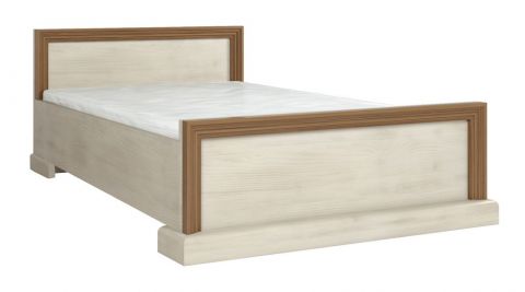 Double bed Badile 20, Colour: Pine White / brown - 160 x 200 cm (W x L)