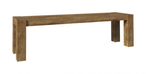 Bench Sardona 07, Colour: Oak Brown - 45 x 160 x 40 cm (h x w x d)