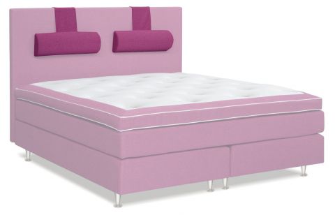 Neck cushion for box spring bed Similan - Measurements: 20 x 62 cm - Colour: Pink