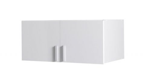 Attachment for Hinged door cabinet / Wardrobe Messini 02 / 03, Colour: White / White high gloss - Measurements: 40 x 92 x 54 cm (H x W x D)