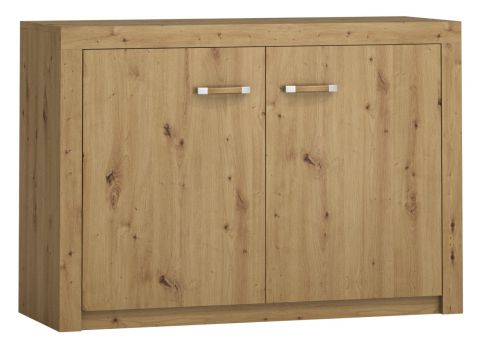 Vanimo 10 chest of drawers, colour: oak - Measurements: 80 x 115 x 42 cm (H x W x D)