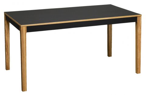 Dining table extendable Fuligula 13, Colour: Black - Measurements: 150-230 x 85 cm (W x D)