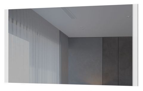 Mirror Faleasiu 20, Colour: White - Measurements: 65 x 123 x 2 cm (H x W x D)