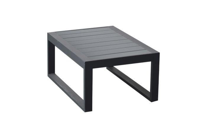 Lisbon side table made of aluminum - color: anthracite, dimensions: 690 x 500 x 320 mm