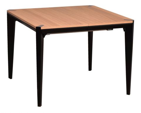 Dining table extendable Fuligula 12, Colour: Natural Oak - Measurements: 100-200 x 100 cm (W x D)
