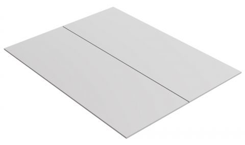 Base plate for double bed, Colour: White - 79,20 x 204 cm (W x L)