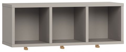 Suspended rack / Wall shelf, Colour: Grey - Measurements: 35 x 90 x 30 cm (H x W x D)