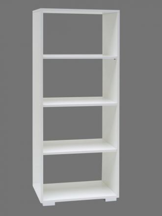 Shelf Cuarto 10, Colour: White - 148 x 60 x 29 cm (h x w x d)