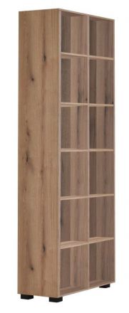 Shelf Burgos 08, Colour: Oak - Measurements: 215 x 80 x 38 cm (H x W x D)