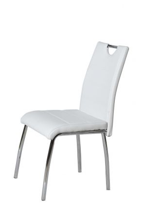 Chair Maridi 41, Colour: White - Measurements: 95 x 42 x 42 cm (H x W x D)