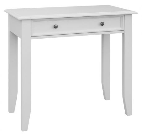 Dressing table Gyronde 35, solid pine wood wood wood wood wood, White lacquered - 85 x 93 x 45 cm (H x W x D)