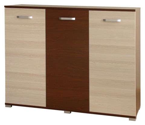 Chest of drawers Cikupa 36, Colour: Wallnut / Elm - Measurements: 103 x 130 x 40 cm (H x W x D)