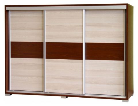 Chest of drawers Cikupa 11, Colour: Wallnut / Elm - Measurements: 110 x 154 x 47 cm (H x W x D)