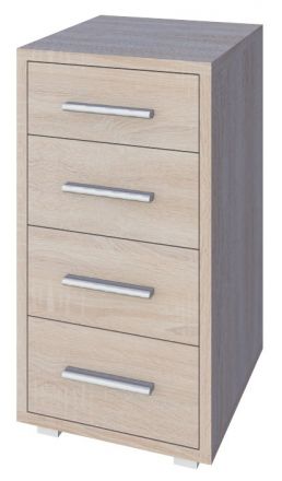 Chest of drawers Garut 08, Colour: Sonoma Oak - Measurements: 66 x 35 x 50 cm (H x W x D)