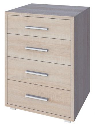 Chest of drawers Garut 09 Colour: Sonoma Oak - Measurements: 66 x 50 x 50 cm (H x W x D)