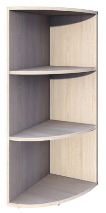 Corner shelf Garut 11, Colour: Sonoma Oak - Measurements: 118 x 40 x 40 cm (H x W x D)