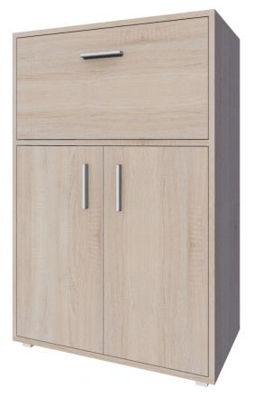 Chest of drawers Garut 17, Colour: Sonoma Oak - Measurements: 118 x 80 x 40 cm (H x W x D)