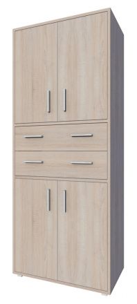 Cabinet Garut 32, Colour: Sonoma Oak - Measurements: 194 x 80 x 40 cm (H x W x D)