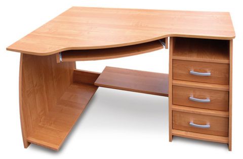 Desk Banjaran 23, Colour: Alder - Measurements: 75 x 123 x 88 cm (H x W x D)