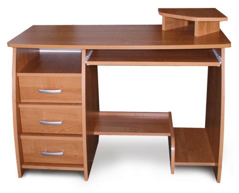 Desk Banjaran 25, Colour: Alder - Measurements: 75 x 114 x 55 cm (H x W x D)