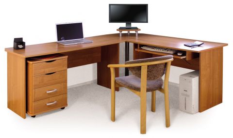 Desk Banjaran 27, Colour: Alder - Measurements: 75 x 205 x 175 cm (H x W x D)