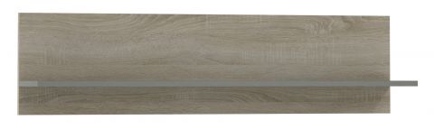 Suspended rack / Wall shelf Ciomas 17, Colour: Sonoma Oak / Grey - Measurements: 30 x 118 x 23 cm (H x W x D)