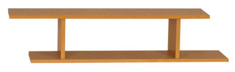 Suspended rack / Wall shelf Grogol 07, Colour: Alder - Measurements: 24 x 90 x 20 cm (H x W x D)