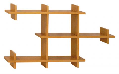 Suspended rack / Wall shelf Grogol 10, Colour: Alder - Measurements: 40 x 80 x 20 cm (H x W x D)