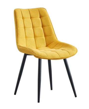 Chair Maridi 283, Colour: Yellow - Measurements: 88 x 53 x 55 cm (H x W x D)