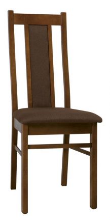 Chair Sentis 23, Colour: Dark Brown / Brown upholstery - 100 x 42 x 41 cm (h x w x d)