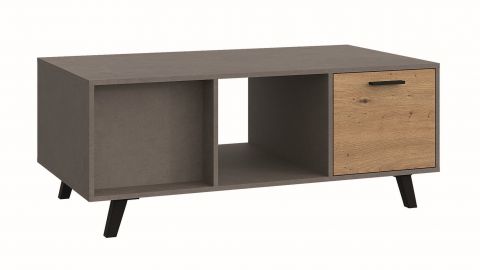 Coffee table Montalin 07, Colour: Oak / Grey - 120 x 67 x 48 cm (W x D x H)