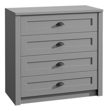 Dresser Segnas 02, Colour: Grey - 87 x 90 x 43 cm (h x w x d)
