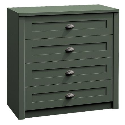 Dresser Segnas 02, colour: green - 87 x 90 x 43 cm (h x w x d)