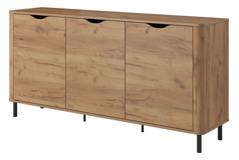 Chest of drawers Eddaier 03, Colour: Oak - Measurements: 80 x 163 x 40 cm (H x W x D)