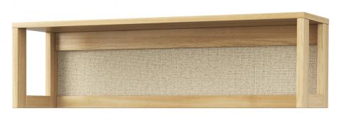 Extension shelf for display case Skradin 05, Colour: Oak - Measurements: 27 x 91 x 29 cm (H x W x D)