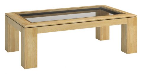 Coffee table "Lipik" 28, solid Oak - Measurements: 41 x 120 x 70 cm (H x W x D)