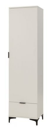 Hinged door cabinet / Closet "Kandalica" 06, Colour: White - Measurements: 195 x 50 x 40 cm (H x W x D)