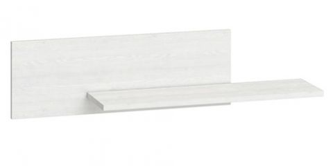 Suspended rack / Wall shelf Knoxville 15, Colour: Pine White - Measurements: 23 x 69 x 19 cm (H x W x D)