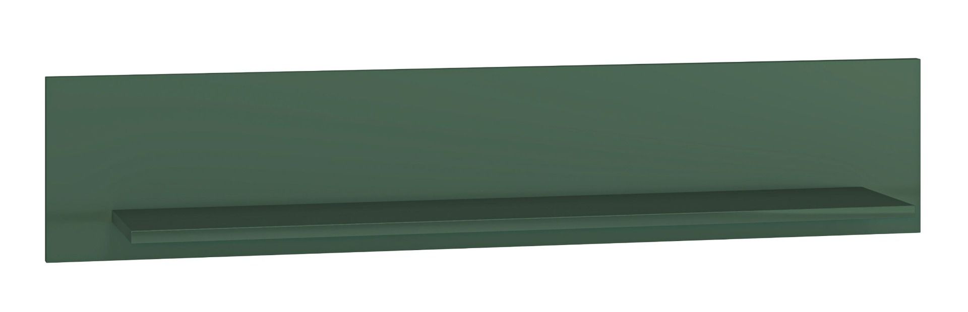 Suspended rack / Wall shelf Inari 08, Colour: Forest Green - Measurements: 23 x 120 x 22 cm (H x W x D)