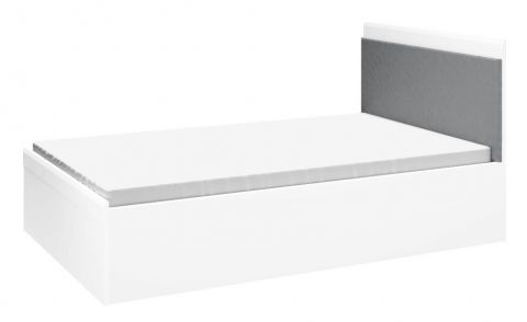 Single bed / Guest bed Orivesi 15, Colour: White - Lying area: 120 x 200 cm (w x l)
