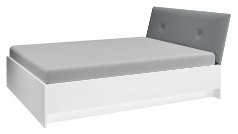 Double bed Oulainen 14, Colour: White - Lying area: 160 x 200 cm (w x l)