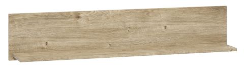 Suspended rack / Wall shelf Brovst 11, Colour: Oak - Measurements: 24 x 120 x 20 cm (H x W x D)
