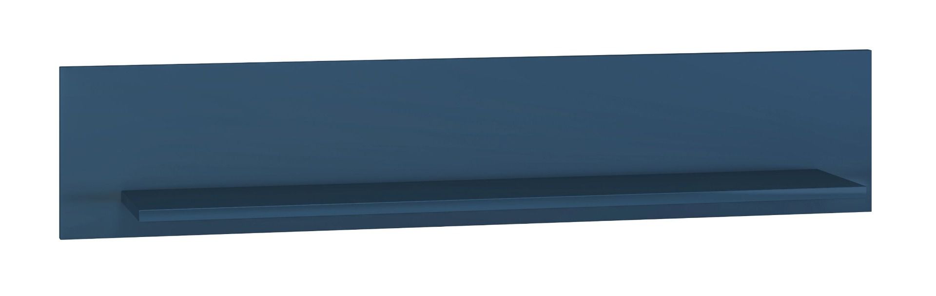 Suspended rack / Wall shelf Kumpula 08, Colour: Dark Blue - Measurements: 23 x 120 x 22 cm (H x W x D)